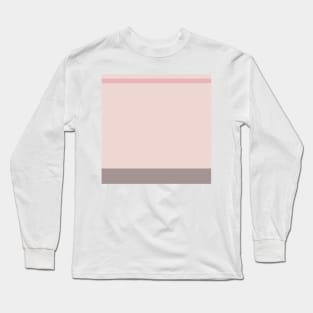 A pretty palette of Dirty Purple, Spanish Gray, Lotion Pink and Pale Chestnut stripes. Long Sleeve T-Shirt